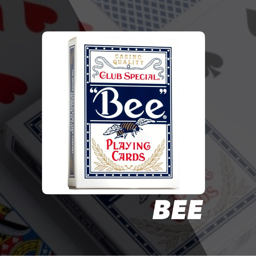 EUC Bee Casino Quality Set Of 2 Playing Card Decks